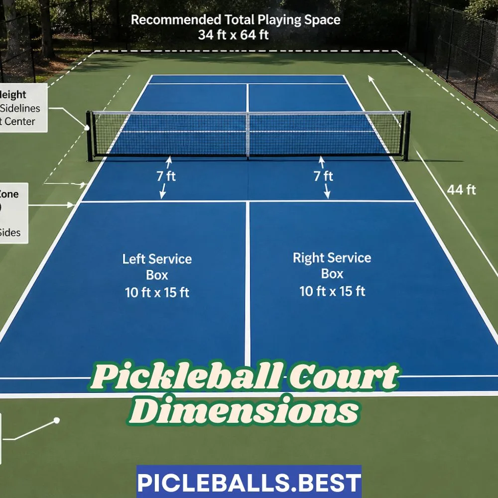 Pickleball Court Dimensions and Layout Explained